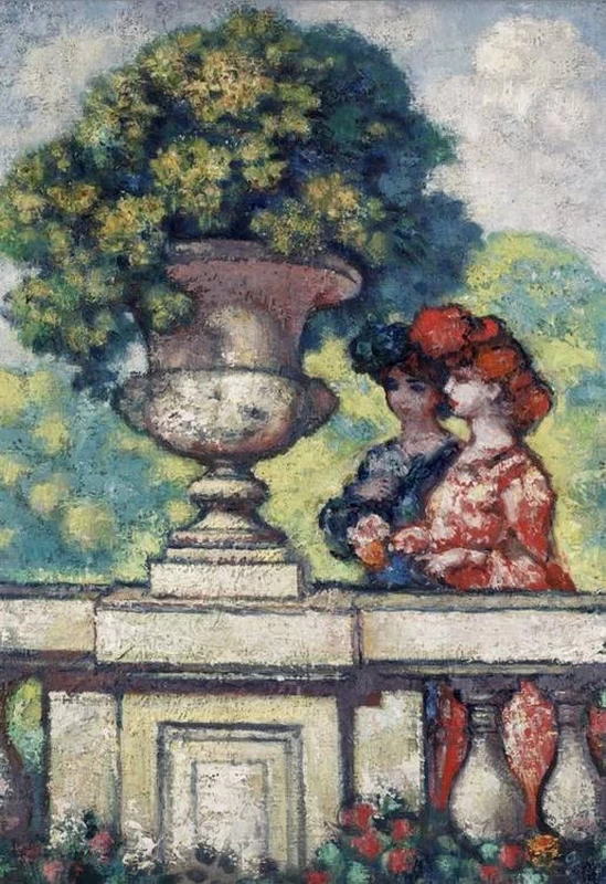 Charles Guérin - Donne al balcone